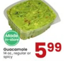 Albertsons Guacamole 14 Oz. offer