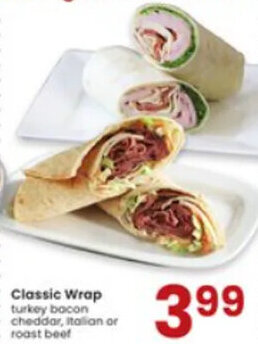 Albertsons Classic Wrap offer