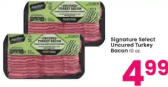 Albertsons Uncured Turkey Bacon 10 oz. offer