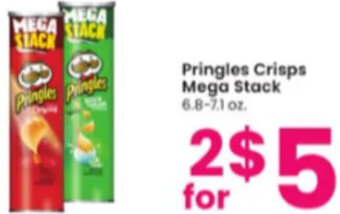 Albertsons Pringles Crisps Mega Stack 6.8-7.1 oz. offer