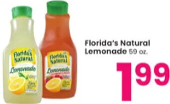 Albertsons Florida's Natural Lemonade 59 oz. offer