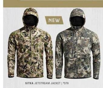 Scheels Sitka jetstream jacket offer