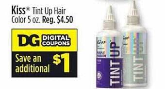 Dollar General Kiss tint up hair color offer