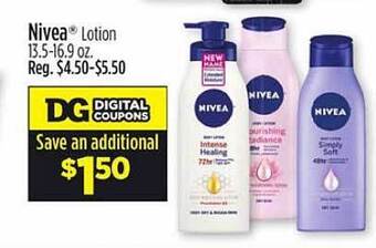 Dollar General Nivea lotion offer