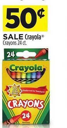 Dollar General Crayola crayons offer