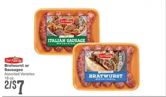 Forest Hills Food Our family bratwusrst or sausages offer