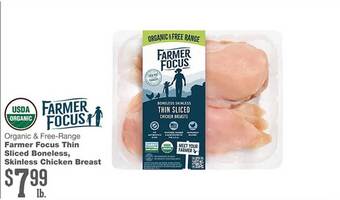 Forest Hills Food Farmer focus thin sliced boneless, skinless chicken breast offer