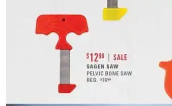 Scheels Sagen saw pelvic bone saw offer