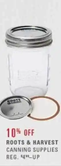 Roots & harvest canning supplies