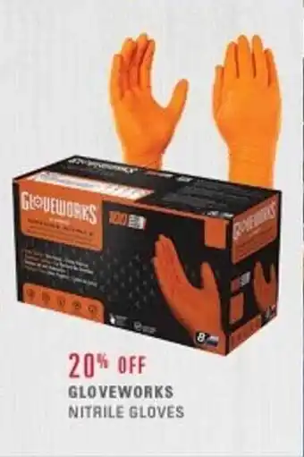 Gloveworks nitrile gloves