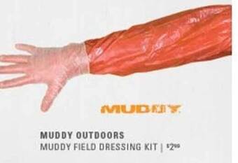 Muddy outdoors muddy field dressing kit