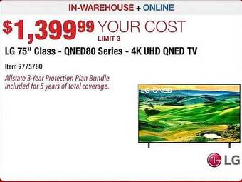 Costco Lg 75 offer