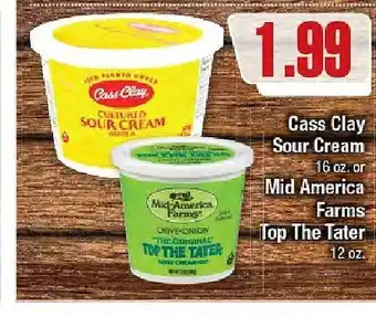 Econofoods Cass clay sour cream or mid america farms top the tater offer