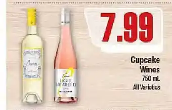 Econofoods Cupcake wines offer