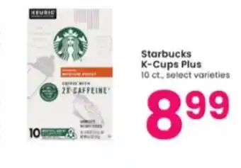 Albertsons Starbucks k-cups plus offer