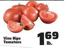 County Market Vine ripe tomatoes offer