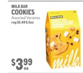 New Seasons Market Milk bar cookies offer