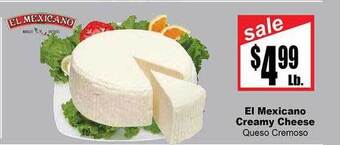 Rancho Markets El mexicano creamy cheese offer