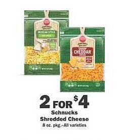 Schnucks Schnucks shredded cheese offer