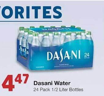 United Supermarkets Dasani water offer
