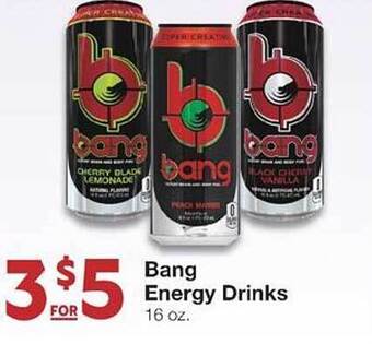 United Supermarkets Bang energy drinks offer