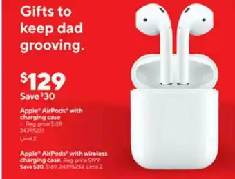 Staples Apple Airpods With Charing Case Apple Airpods With Wireless Charging Case offer