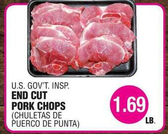 Carnicerias Jimenez End Cut Pork Chops offer