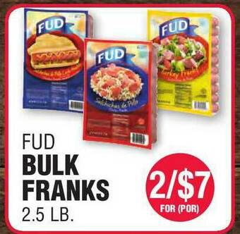 Carnicerias Jimenez Fud Bulk Franks offer