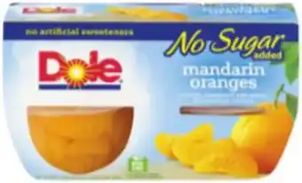 Albertsons Dole Fruit Bowls 4-4.3 oz. offer