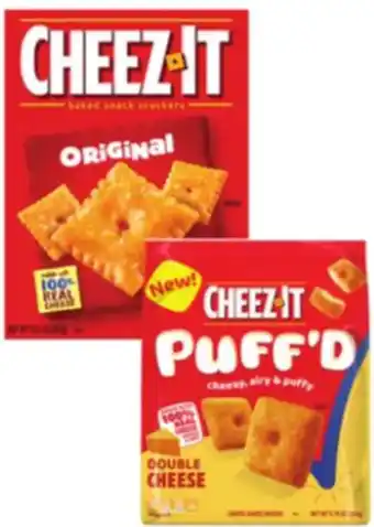 Albertsons Cheez-It Crackers 8-12 oz. or Puff'd 5 oz. offer