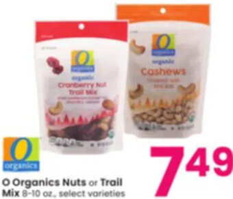 Albertsons O Organics Nuts or Trail Mix 8-10 oz. offer