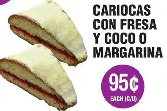 Carnicerias Jimenez Cariocas Con Fresa Y Coco O Margarina offer