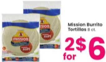 Albertsons Mission Burrito Tortillas 8 ct. offer