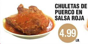 Carnicerias Jimenez Chuletas De Puerco En Salsa Roja offer