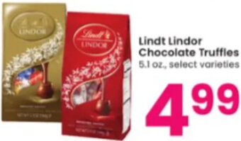 Albertsons Lindt Lindor Chocolate Truffles 5.1 oz. offer
