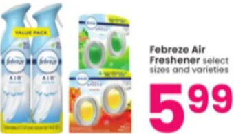 Albertsons Febreze Air Freshener offer