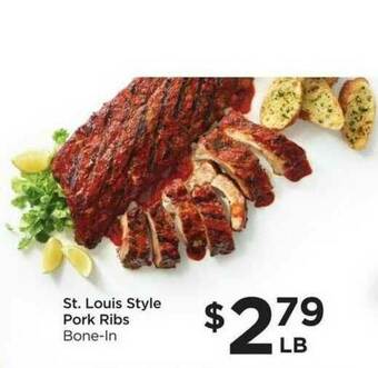 Food 4 Less St. Louis Style Pork Ribs offer