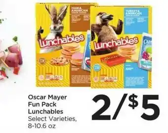 Food 4 Less Oscar Mayer Fun Pack Luchbables offer