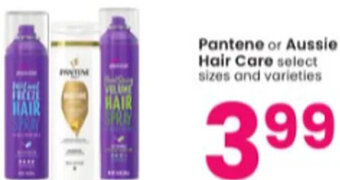 Albertsons Pantene or Aussie Hair Care offer