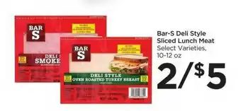 Food 4 Less Bar-s Deli Style Sliced Lunch Meat offer