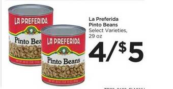Food 4 Less La Preferida Pinto Beans offer