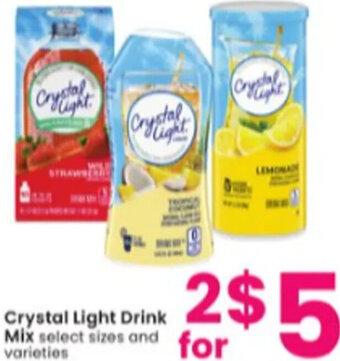 Albertsons Crystal Light Drink Mix offer