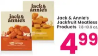 Albertsons Jack & Annie's Jackfruit Meatless Products 7.8-10.6 oz, offer