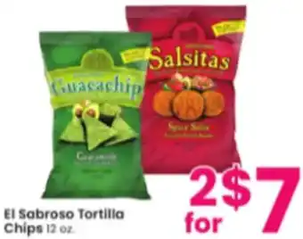 Albertsons El Sabroso Tortilla Chips 12 oz. offer