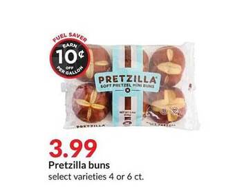 Hy-Vee Pretzilla buns offer