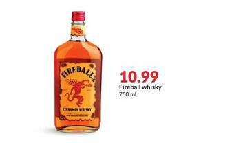 Hy-Vee Fireball whisky offer