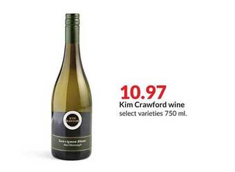 Hy-Vee Kim crawford wine offer