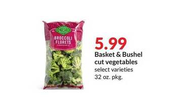 Hy-Vee Basket & bushel cut vegetables offer