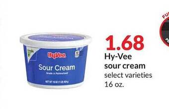 Hy-Vee Hyvee sour cream offer