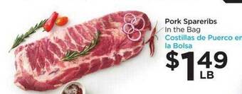 Food 4 Less Pork spareribs offer